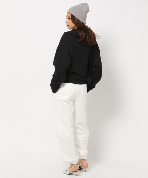 HEREIAM（ヘレイアム）の「【HEREIAM】Spring Ready ハーフジップ（スウェット・レディース・ライトグレー/ブラック・FREE）」の13枚目の写真