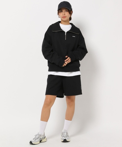 HEREIAM（ヘレイアム）の「【HEREIAM】Spring Ready ハーフジップ（スウェット・レディース・ライトグレー/ブラック・FREE）」の14枚目の写真