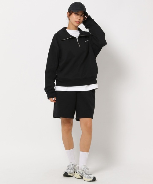 HEREIAM（ヘレイアム）の「【HEREIAM】Spring Ready ハーフジップ（スウェット・レディース・ライトグレー/ブラック・FREE）」の15枚目の写真