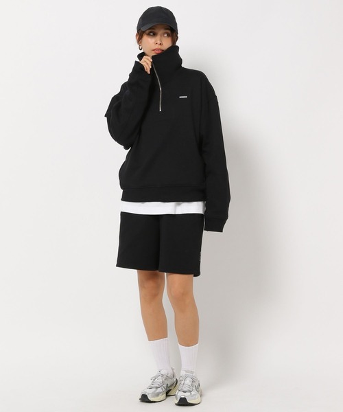 HEREIAM（ヘレイアム）の「【HEREIAM】Spring Ready ハーフジップ（スウェット・レディース・ライトグレー/ブラック・FREE）」の17枚目の写真