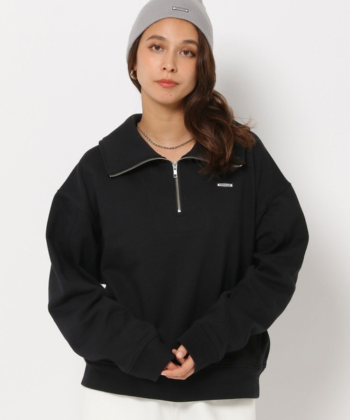 HEREIAM（ヘレイアム）の「【HEREIAM】Spring Ready ハーフジップ（スウェット・レディース・ライトグレー/ブラック・FREE）」の19枚目の写真
