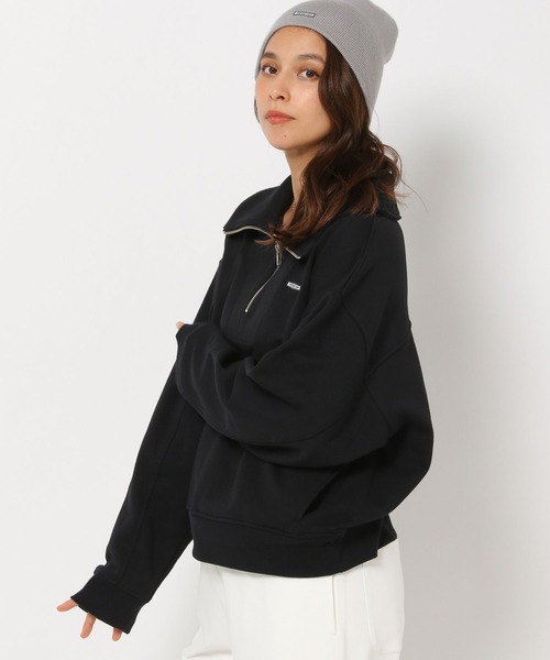 HEREIAM（ヘレイアム）の「【HEREIAM】Spring Ready ハーフジップ（スウェット・レディース・ライトグレー/ブラック・FREE）」の21枚目の写真