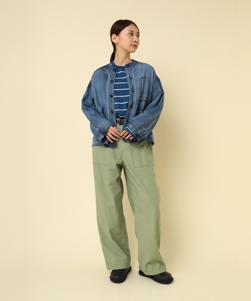 RNA-N(アールエヌエーエヌ)の「R4317 ワイドストレートベイカーパンツ(その他パンツ・レディース・キャメル/ライトカーキ/ブラック・FREE)」の14枚目の写真