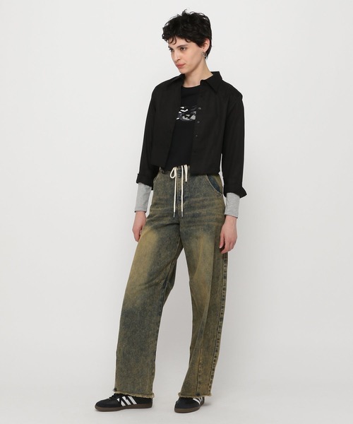 3.3 Field Trip （3.3フィールドトリップ）の「【販売MG.】3.3 Field Trip／ウエスタンヨークシャツ（シャツ/ブラウス・レディース・ブラック/アイボリー・FREE）」の10枚目の写真