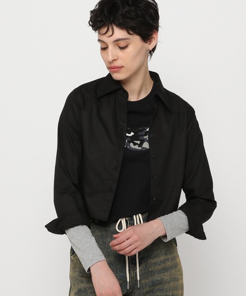 3.3 Field Trip （3.3フィールドトリップ）の「【販売MG.】3.3 Field Trip／ウエスタンヨークシャツ（シャツ/ブラウス・レディース・ブラック/アイボリー・FREE）」の12枚目の写真