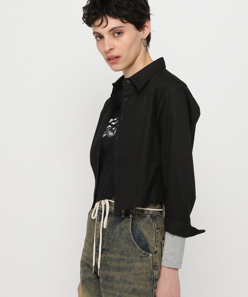 3.3 Field Trip （3.3フィールドトリップ）の「【販売MG.】3.3 Field Trip／ウエスタンヨークシャツ（シャツ/ブラウス・レディース・ブラック/アイボリー・FREE）」の13枚目の写真