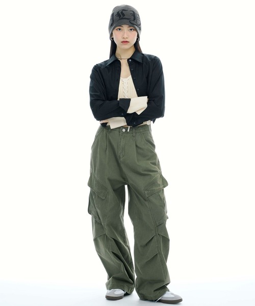 3.3 Field Trip （3.3フィールドトリップ）の「【販売MG.】3.3 Field Trip／ウエスタンヨークシャツ（シャツ/ブラウス・レディース・ブラック/アイボリー・FREE）」の3枚目の写真