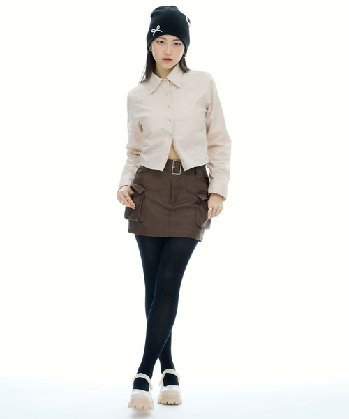 3.3 Field Trip （3.3フィールドトリップ）の「【販売MG.】3.3 Field Trip／ウエスタンヨークシャツ（シャツ/ブラウス・レディース・ブラック/アイボリー・FREE）」の14枚目の写真