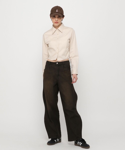 3.3 Field Trip （3.3フィールドトリップ）の「【販売MG.】3.3 Field Trip／ウエスタンヨークシャツ（シャツ/ブラウス・レディース・ブラック/アイボリー・FREE）」の19枚目の写真