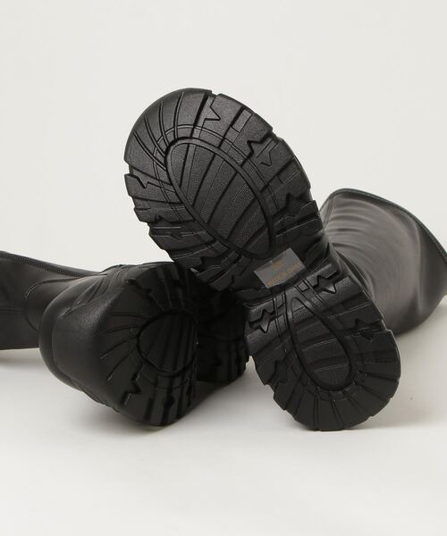 LOVEHUNTER(ラブハンター)の「LOVEHUNTER/+7cm 軽量厚底 スニーカーソール ストレッチロングブーツ(2239)(ブーツ・レディース・ブラック・M/L/LL/3L/SS/S)」の3枚目の写真