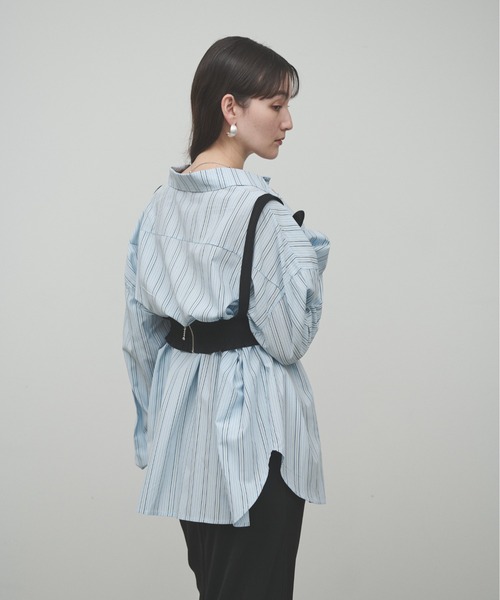 Bibiy ANNE RIBBON BUSTIER リボンビスチェ セール】Ribbon bustier set-up / リボンビスチェセットアップ
