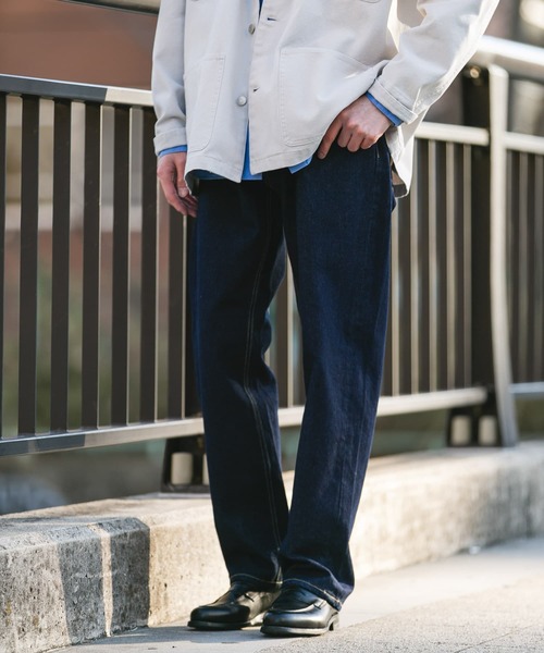 URBAN RESEARCH DOORS(アーバンリサーチドアーズ)の「13.3oz デニムパンツ(デニムパンツ・メンズ・ブラック/インディゴブルー・SMALL/MEDIUM/LARGE)」の2枚目の写真