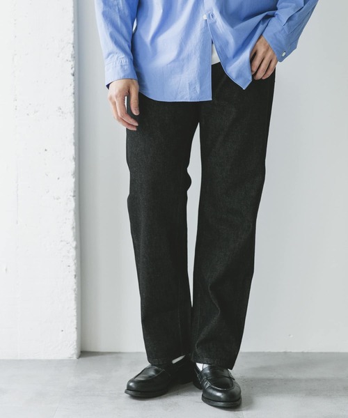 URBAN RESEARCH DOORS(アーバンリサーチドアーズ)の「13.3oz デニムパンツ(デニムパンツ・メンズ・ブラック/インディゴブルー・SMALL/MEDIUM/LARGE)」の3枚目の写真