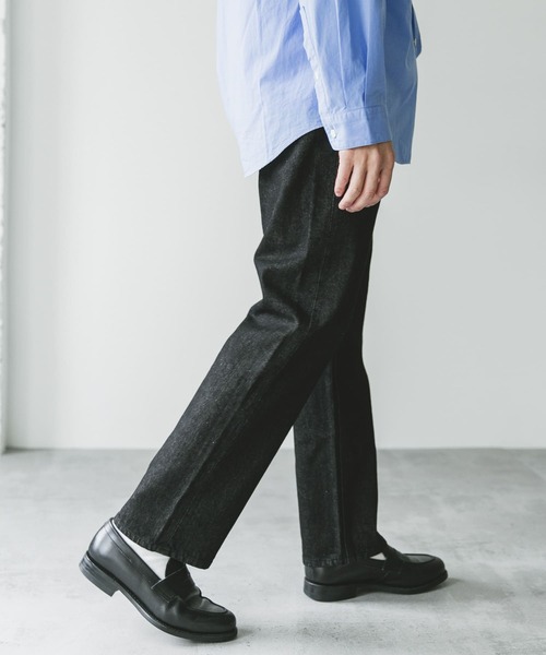 URBAN RESEARCH DOORS(アーバンリサーチドアーズ)の「13.3oz デニムパンツ(デニムパンツ・メンズ・ブラック/インディゴブルー・SMALL/MEDIUM/LARGE)」の5枚目の写真