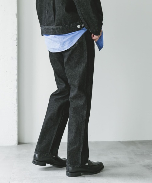 URBAN RESEARCH DOORS(アーバンリサーチドアーズ)の「13.3oz デニムパンツ(デニムパンツ・メンズ・ブラック/インディゴブルー・SMALL/MEDIUM/LARGE)」の9枚目の写真