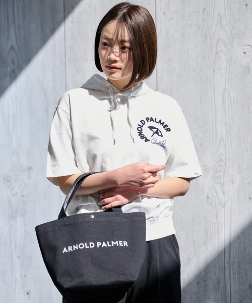 Arnold Palmer(アーノルドパーマー)の「スウェット シェア ランチトート(トートバッグ・レディース・ライトグリーン/ブラック/グレー・F)」の1枚目の写真