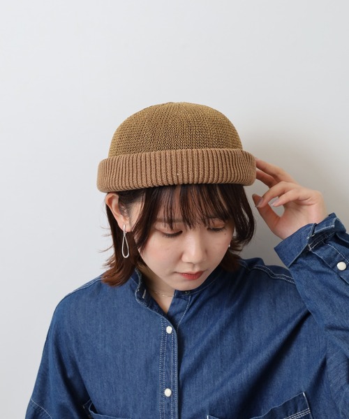 [正規品]【YEGG】Pearl drop beanie [関税・送料込] YEGG(イェグ) ニットキャップ・ビーニー(レディース) - 海外通販
