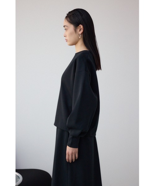 AZUL by moussy(アズールバイマウジー)の「リラックスポンチトップス(スウェット・レディース・ブラック/ライトベージュ/ライトグレー・FREE)」の8枚目の写真