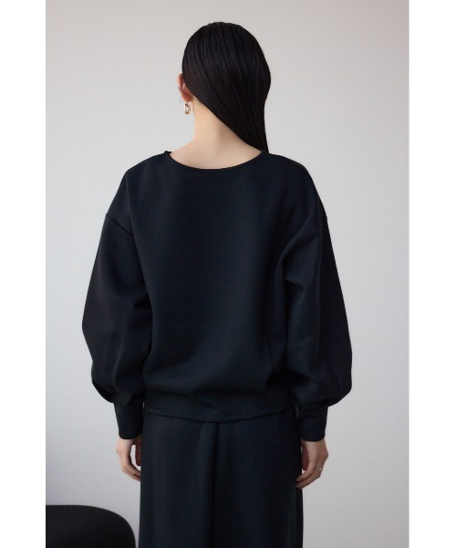 AZUL by moussy(アズールバイマウジー)の「リラックスポンチトップス(スウェット・レディース・ブラック/ライトベージュ/ライトグレー・FREE)」の9枚目の写真