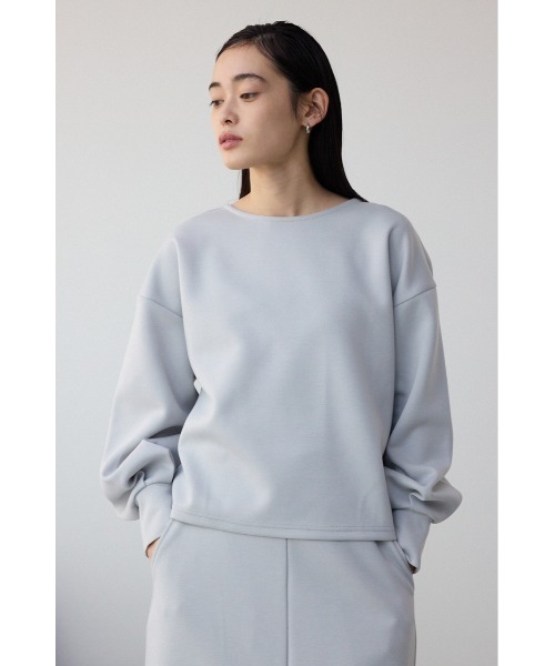AZUL by moussy(アズールバイマウジー)の「リラックスポンチトップス(スウェット・レディース・ブラック/ライトベージュ/ライトグレー・FREE)」の14枚目の写真