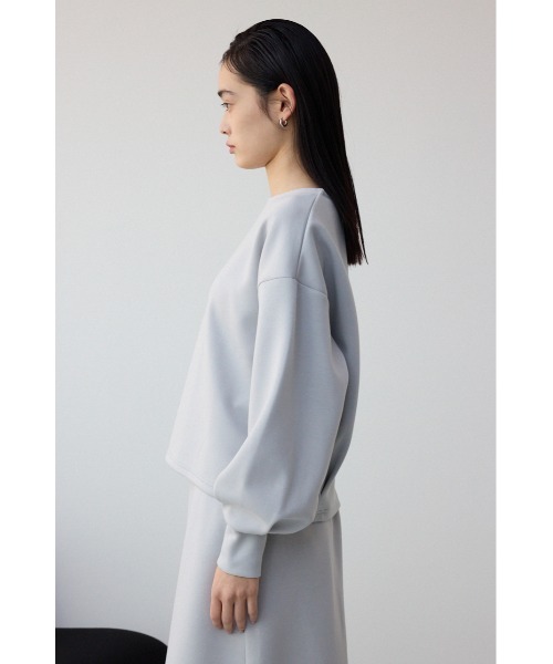 AZUL by moussy(アズールバイマウジー)の「リラックスポンチトップス(スウェット・レディース・ブラック/ライトベージュ/ライトグレー・FREE)」の17枚目の写真