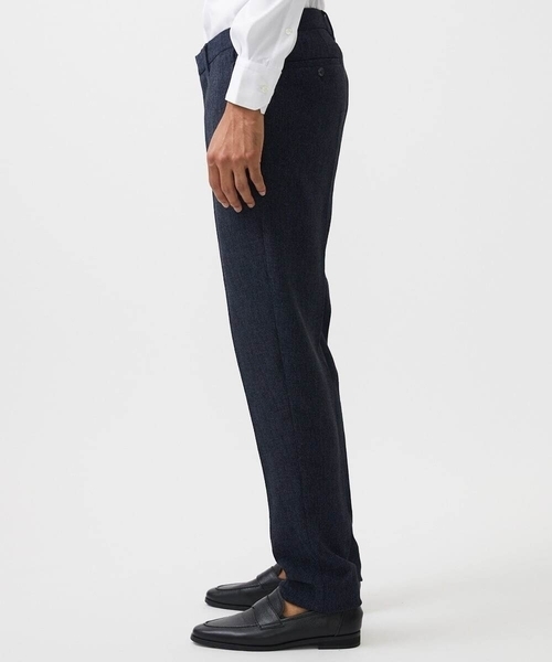 MICHEL KLEIN HOMME (ミッシェルクランオム)の「メッシュ調スラックスパンツ セットアップ(スラックス・メンズ・ネイビー/ダークグレー・MEDIUM/LARGE/X-LARGE)」の5枚目の写真