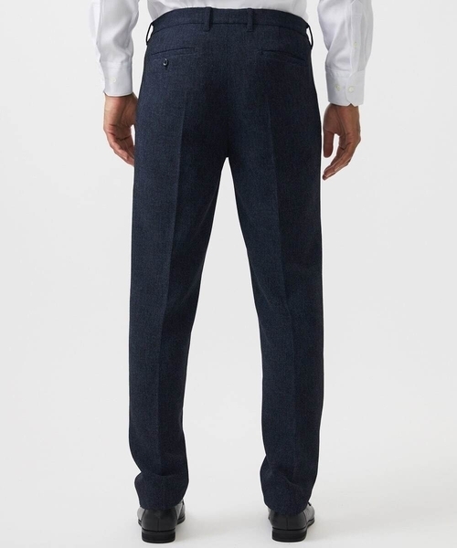 MICHEL KLEIN HOMME (ミッシェルクランオム)の「メッシュ調スラックスパンツ セットアップ(スラックス・メンズ・ネイビー/ダークグレー・MEDIUM/LARGE/X-LARGE)」の6枚目の写真