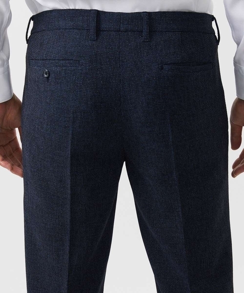 MICHEL KLEIN HOMME (ミッシェルクランオム)の「メッシュ調スラックスパンツ セットアップ(スラックス・メンズ・ネイビー/ダークグレー・MEDIUM/LARGE/X-LARGE)」の7枚目の写真