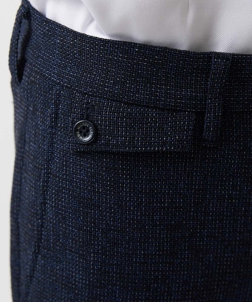 MICHEL KLEIN HOMME (ミッシェルクランオム)の「メッシュ調スラックスパンツ セットアップ(スラックス・メンズ・ネイビー/ダークグレー・MEDIUM/LARGE/X-LARGE)」の10枚目の写真