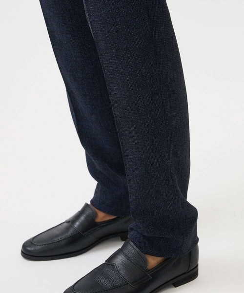 MICHEL KLEIN HOMME (ミッシェルクランオム)の「メッシュ調スラックスパンツ セットアップ(スラックス・メンズ・ネイビー/ダークグレー・MEDIUM/LARGE/X-LARGE)」の11枚目の写真