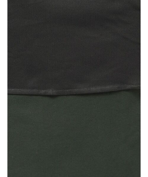 LAGUNAMOON（ラグナムーン）の「ソフトメッシュフレアスリーブワンピース（ワンピース・レディース・チャコールグレー/アイボリー・SMALL/MEDIUM）」の14枚目の写真