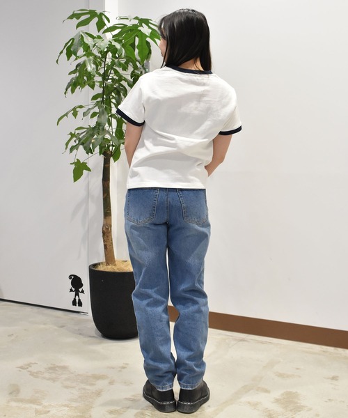 ムラサキスポーツ(ムラサキスポーツ)の「RIKKA FEMME/リッカファム リンガーTシャツ RF25SS06(Tシャツ/カットソー・レディース・ホワイト×レッド/ホワイト×ネイビー・M/L/S/M)」の13枚目の写真