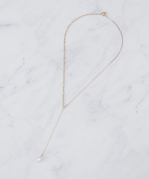 UNTITLED（アンタイトル）の「淡水パールトップYネックレス（ネックレス・レディース・ゴールド/シルバー・99）」の7枚目の写真