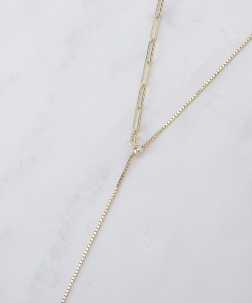 UNTITLED（アンタイトル）の「淡水パールトップYネックレス（ネックレス・レディース・ゴールド/シルバー・99）」の3枚目の写真