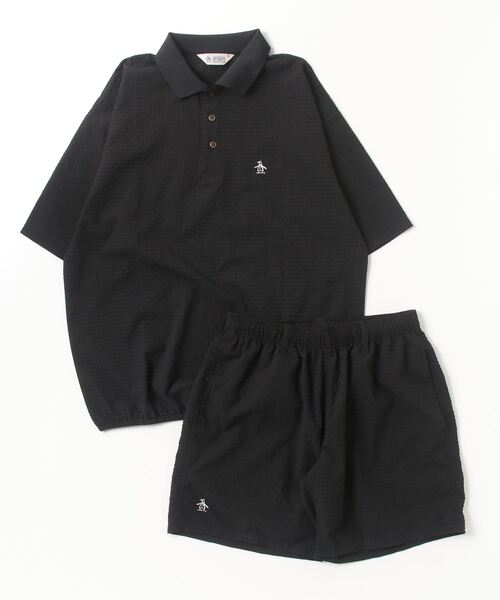 新品！Penguin by Golfickers 3セットアップ　黒 ペンギン バイ マンシングウェア Penguin by Munsingwear