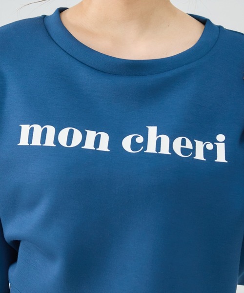 REDYAZEL(レディアゼル)の「mon cheriロゴトップス(Tシャツ/カットソー・レディース・ピンク/オフホワイト/ブルー・FREE)」の17枚目の写真
