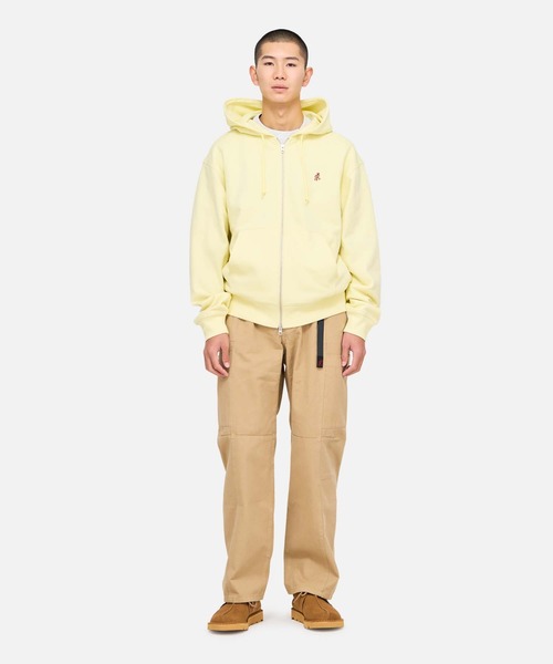 グラミー ワンポイントジップフーデッドスウェットシャツ｜ONE POINT ZIP