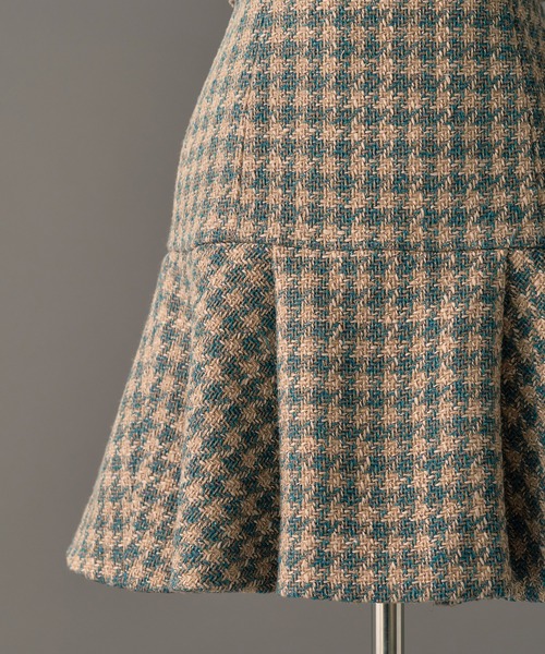 emiriawiz(エミリアウィズ)の「Tweed Fantaisie Dress(ワンピース・レディース・ブルーグレー/ブラウン・SMALL/MEDIUM)」の10枚目の写真