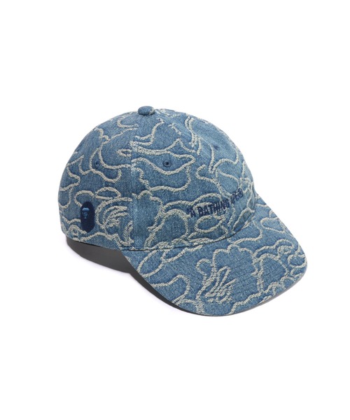 LINE CAMO JACQUARD MULTI LOGO DENIM CAP（キャップ）｜A BATHING APE