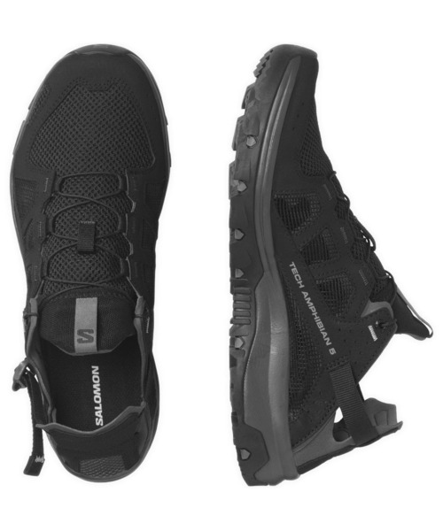 SALOMON（サロモン）の「Salomon TECHAMPHIBIAN 5（サロモン テックアンフィビアン 5）（サンダル・メンズ・ブラック系・25cm/25.5cm/26cm/26.5cm/27cm/27.5cm/28cm/28.5cm/29cm）」の3枚目の写真