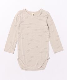Quincy Mae（クインシーメイ）の「【Quincy Mae】BAMBOO LONG SLEEVE BODYSUIT || ELEPHANTS（その他ベビー用品）」