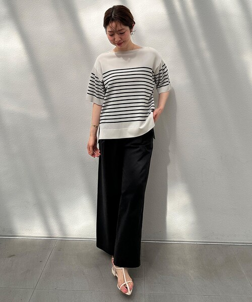 UNFILO(アンフィーロ)の「シアーワイドパンツ(その他パンツ・レディース・ピンク系/ブラック系/ベージュ系1・X-LARGE)」の21枚目の写真