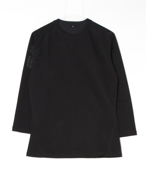 ARCHIVER(アーカイバ)の「【RS】【FLARE FORCE PRODUCT】 circular rib outer compression(Tシャツ/カットソー・メンズ・ブラック・MEDIUM)」の1枚目の写真