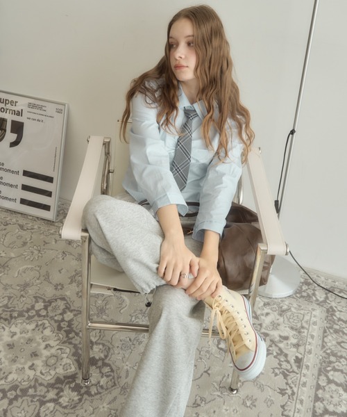 Birthday room（バースデイルーム）の「レースフリルスウェットパンツ/lace frill sweat pants（スウェットパンツ・レディース・グレー/ピンク/イエロー・FREE）」の13枚目の写真