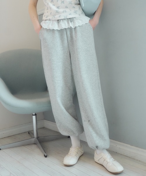 ♡フリルスウェットパンツ♡ Lajour｜フリルラインスウェットパンツ | Rakuten Fashion(楽天