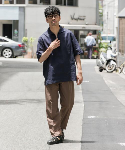 URBAN RESEARCH ROSSO MEN（アーバンリサーチロッソメン）の「『WEB限定』『セットアップ対応/XLサイズ』シアサッカーリラックステーパードパンツ（その他パンツ・メンズ・ブラック/モカ/ネイビー・X-LARGE/LARGE/MEDIUM）」の7枚目の写真