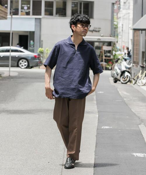 URBAN RESEARCH ROSSO MEN（アーバンリサーチロッソメン）の「『WEB限定』『セットアップ対応/XLサイズ』シアサッカーリラックステーパードパンツ（その他パンツ・メンズ・ブラック/モカ/ネイビー・X-LARGE/LARGE/MEDIUM）」の8枚目の写真