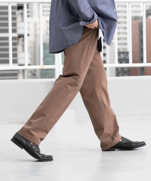 URBAN RESEARCH ROSSO MEN（アーバンリサーチロッソメン）の「『WEB限定』『セットアップ対応/XLサイズ』シアサッカーリラックステーパードパンツ（その他パンツ・メンズ・ブラック/モカ/ネイビー・X-LARGE/LARGE/MEDIUM）」の12枚目の写真