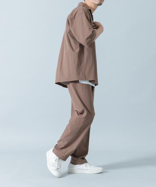 URBAN RESEARCH ROSSO MEN（アーバンリサーチロッソメン）の「『WEB限定』『セットアップ対応/XLサイズ』シアサッカーリラックステーパードパンツ（その他パンツ・メンズ・ブラック/モカ/ネイビー・X-LARGE/LARGE/MEDIUM）」の21枚目の写真