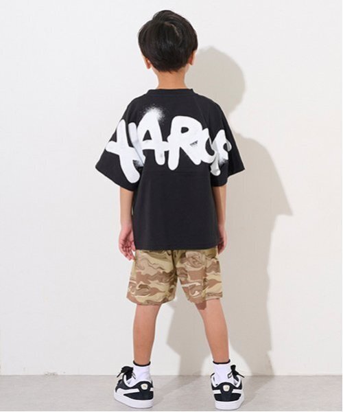 XLARGE KIDS(エクストララージキッズ)の「マーブル迷彩ショートパンツ(その他パンツ・キッズ・ブルー/ベージュ・80cm/90cm/100cm/110cm/120cm/130cm/140cm)」の5枚目の写真